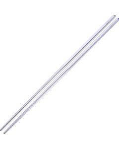 1 Pair Extended Chopsticks Stainless Steel Non-Slip Anti-Scalding Long Chopsticks Noodle Chopsticks Hot Pot Chopsticks 36cm