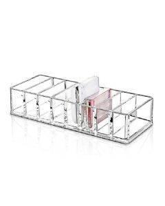 Acrylic lipstick holder powder storage box transparent eye shadow makeup holder makeup box (transparent)
