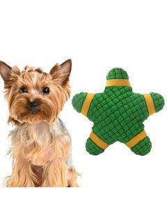 Dog Vocal Toy Latex Molar Bite Resistant Dog Bite Toy, Specification: Donut (Green)