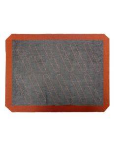 Hollow Non-Stick High Temperature Baking Mat Breathable Glass Fiber Baking Pan Mat, Specification: 12 Lap 40x30cm Cut Angle