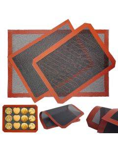 Hollow Non-Stick High Temperature Baking Mat Breathable Glass Fiber Baking Pan Mat