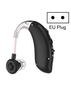 GM-105 Elderly Hearing Aid Sound Amplifier Intelligent Noise Reduction Sound Collector, Style: European plug (Dream Black)
