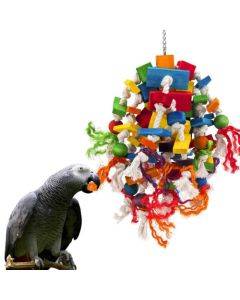 Medium Large Parrot Toy Bird Toy Cotton Rope Sword Hemp Rope Bite Toys