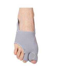 Pair for sale: double-toed split toe foot protectors, toe split toe braces for correcting thumb varus, style: external leakage style (skin color), size: S (35-40)