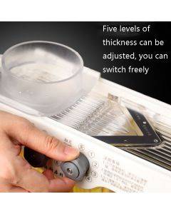 Multifunctional Vegetable Cutter Fruit & Vegetable Slicer (Gray)