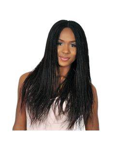 Long hair stretch net chemical fiber head braid wig