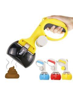 Portable pet toilet with garbage bag and pet holder