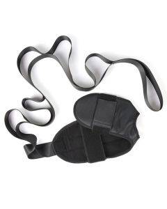 2 pieces for sale Yoga stretch trainer, rehabilitation correction belt, foot drop stretcher (black, one size fits all)