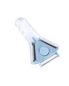 2 PCS 3 in 1 Peeler Vegetable And Fruit Peeler(Blue)
