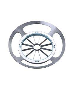 Stainless Steel Round Apple Slicer Fruit Divider, Color: 12 Cuts (Blue)