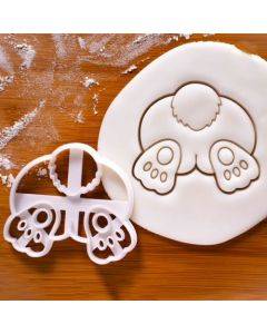 BGMJ007 Cartoon Chick Bunny Cookie Mould(Rabbit Ass)