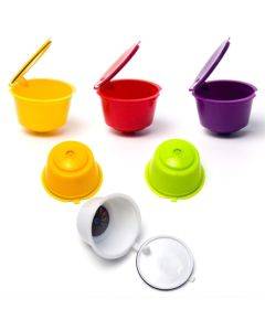 The 2 Sets Coffee Capsule Filter Cup For Dolce Gusto Coffee Machine Color Random Delivery