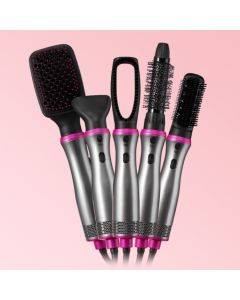 Five in one roll straight dual-purpose hair styling hot air comb