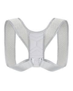Invisible breathable posture corrector with adjustable back corrector, size: S (grey)