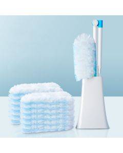 Disposable Household Vacuum Retractable Feather Duster, Style: With Base+12 Clothes