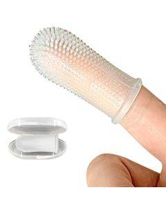 Pet silicone teeth cleaning fingertips, oral cleaning toothbrushes