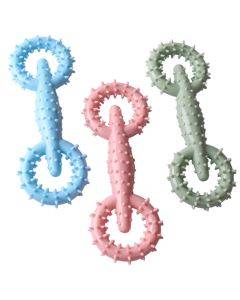 TPR Pet Pull Ring Teething Stick Toy Dog Chew Toy (Lake Blue)