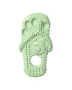 Pet Toy TPR Slippers Teeth Cleaning Dog Toy (Matcha Color)