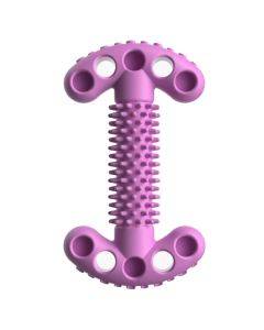 Pet toy bone type molar stick TPR chewing teeth cleaning toy (purple)