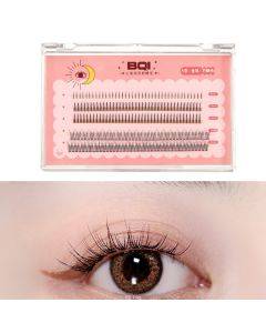BQI B7229 Light and natural curling three-dimensional slim false eyelashes, style: A type + fishtail + lower eyelashes (200 pieces)