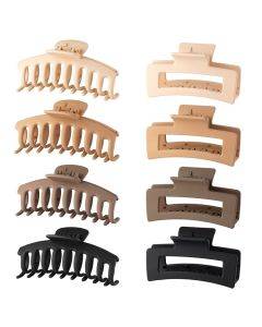 8PCS/Set E 20220322 Scrub Waterproof Drop Resistant Colorful Hair Grabber