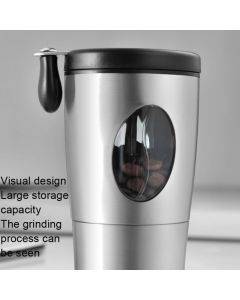 Manual Coffee Bean Grinder Home Small Portable Coffee Maker (Stainless Steel Model)