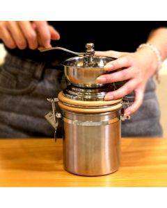 The Household Stainless Steel Hand Crank Coffee Bean Grinder