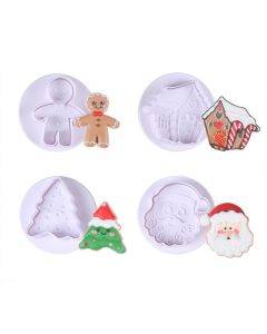 Christmas snowflake spring compression biscuit DIY mold