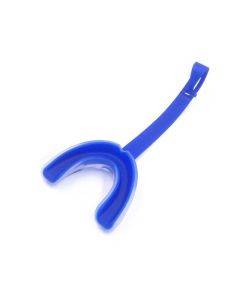 Mouthguard Braces Boxing Taekwondo Combat Protective Gear With Lanyard, Style: Large (Black)