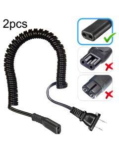 2 pieces for sale 220V shaver charger cord power cord suitable for Feike FS330 FS360 FS719 FS325 FS607 FS361, national standard