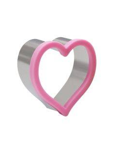 Stainless Steel Sandwiches Bread Cutting Model With Guards Fruits Vegetable Cookie Mould, Size: Large Love(Color Random Delivery)