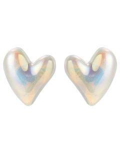 E2209-8 Illusionary Asymmetric Love Earrings and Earrings Jewelry