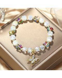 S2204 Crystal Beaded Bracelet Women's Natural Crystal Bracelet