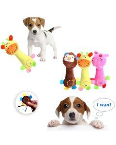 Dog Toy Plush Sound Toy Anti-Bite Teething Dog Supplies (Deer)