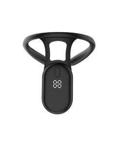 2150 Student hunchback vibration reminder with LCD halter neck corrector (black)
