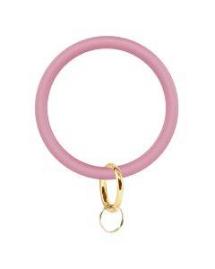 SiB005 large circular silicone bracelet keychain outdoor sports silicone bracelet