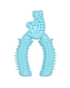 BG5058 pet chew toy crocodile pliers shaped dog molar stick (blue)