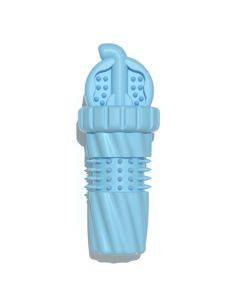 BG5038 wear-resistant and fall-resistant pet chewing toy, cup-shaped dog teething stick (blue)