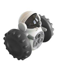 087DT Non-electric rocking car pet food leakage tumbler educational balance car dog toy, color: black and white