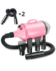 2100W pet suction and blowing all-in-one machine with stepless speed regulation, high-power silent dog beauty hair dryer with vacuum function