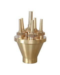 All copper center vertical nozzle center main spray square landscape fountain equipment