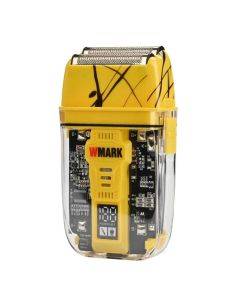 WMARK NG-995 transparent body titanium plated blade reciprocating USB shaver electric men's shaver