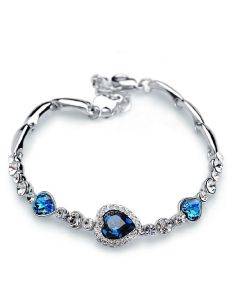 Crystal Water Diamond Heart shaped Bracelet Bracelet