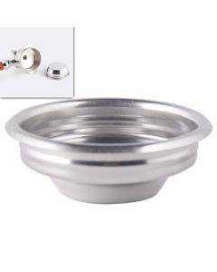 Semi-automatic Coffee Machine Stainless Steel Powder Bowl Brewing Head Filter Bottomless Handle Filter, Specification:Single Cup, Size:58mm Universal