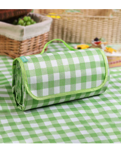 Joybos®Green Striped Extra Large Foldable Waterproof Outdoor Picnic Blanket