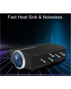 YG510 1200 LUX 800*480 LED HD Projector