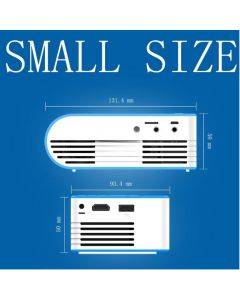 YG210 320x240 400-600 Lumens Mini LED Projector with HDMI & AV & SD & USB support