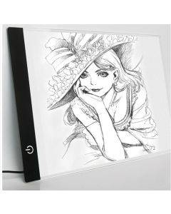 5W USB rechargeable A4 copy drawing board handwriting board cartoon sketching light guide board LED copy desk dimmable version