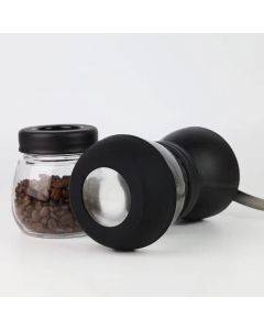 Washable hand crank coffee grinder manual coffee maker coffee bean grinder home crusher send sealing jar