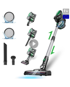 Vactidy V8 Handheld Cordless Vacuum Cleaner, 20KPa Suction, 1.2L Dustbin, LED Electric Brush Head, 2200mAh Detachable Battery, 35min Runtime, for Carpet Pet Hair Cleaning